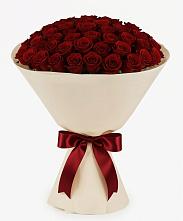Букет 101 Бордовая роза Блэк Бакарра в Улаган