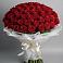 Букет 101 Красная роза Блэк Мэджик в Улаган