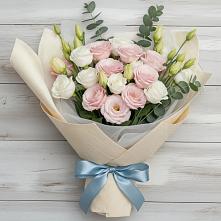 Букет цветов из:  Лизиантусы в Улаган