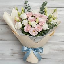 Букет цветов из:  Лизиантусы в Улаган