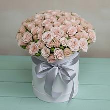 Цветочная композиция из Розы в шляпной коробке #REPLACE_PRED# Улаган