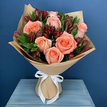 Букет цветов из:  Розы и Альстромерии #REPLACE_PRED# Улаган