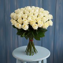 Букет 51 Белая роза Эдлесс Лав #REPLACE_PRED# Улаган