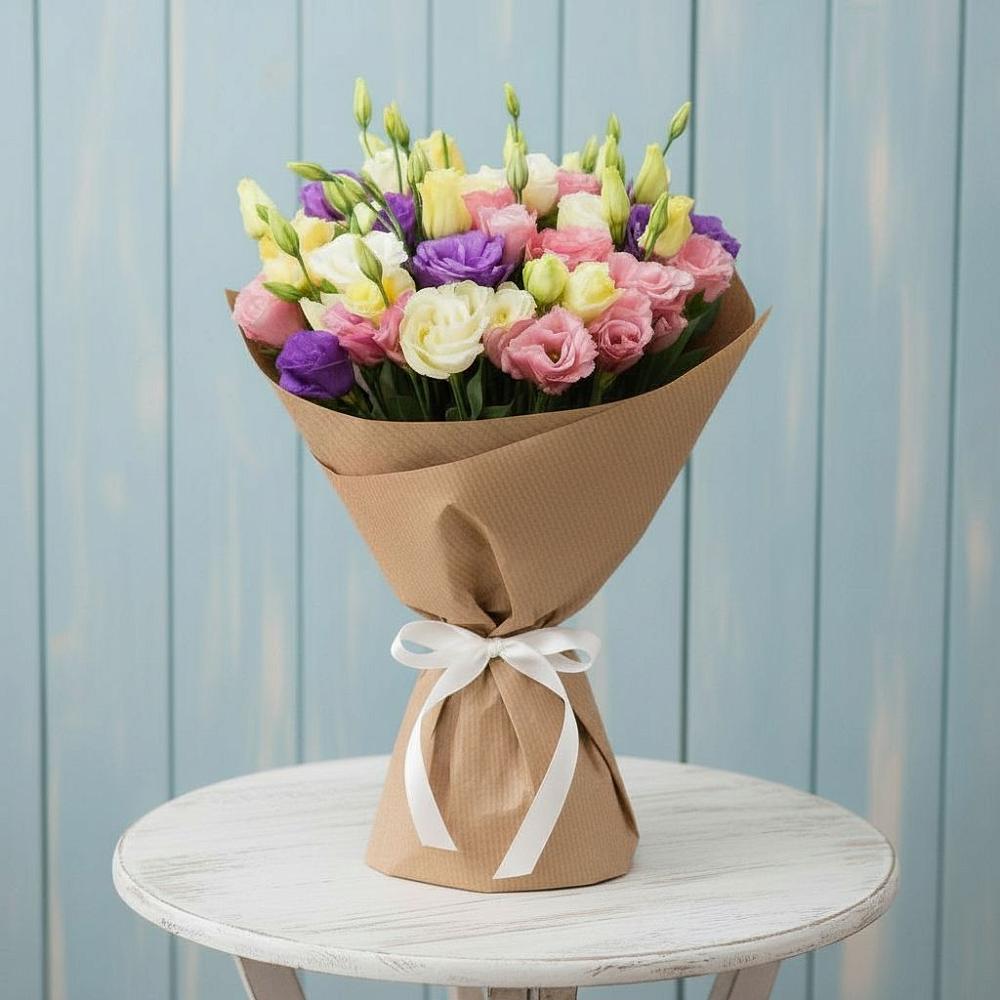 Букет цветов из: Лизиантусы в Улаган