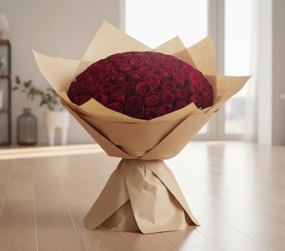 Букет 101 Красная роза в Улаган