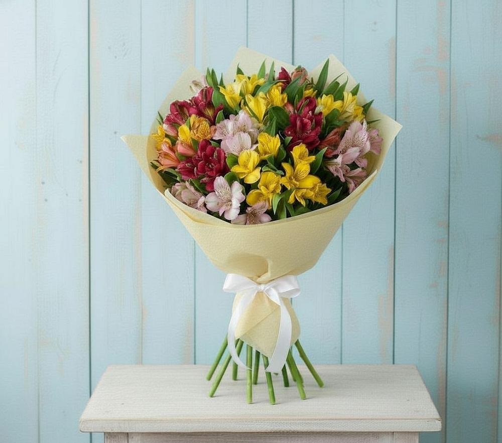 Букет цветов из: Альстромерии в Улаган