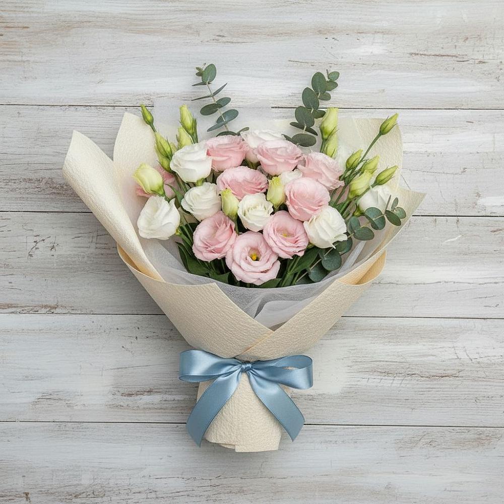 Букет цветов из: Лизиантусы в Улаган